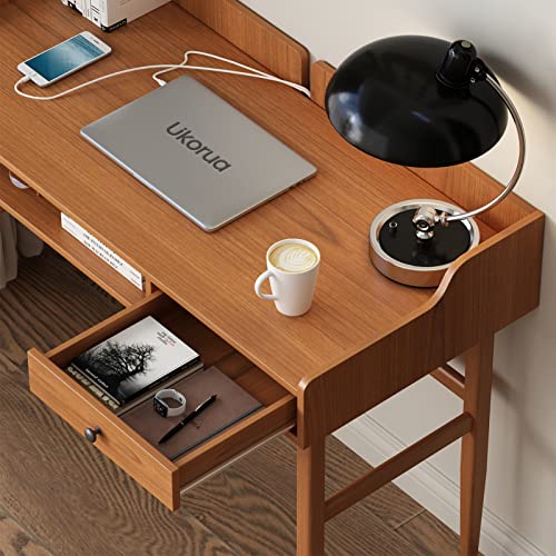 Vintage-Style Desk with Scandinavian Flair, Computer or Laptop Desk, view 5