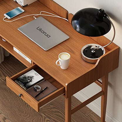 Vintage-Style Desk with Scandinavian Flair, Computer or Laptop Desk, view 5