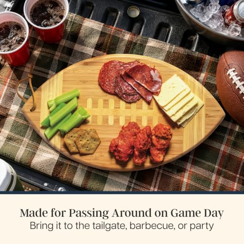 Football Shaped Cutting Board and Charcuterie Board, view 3