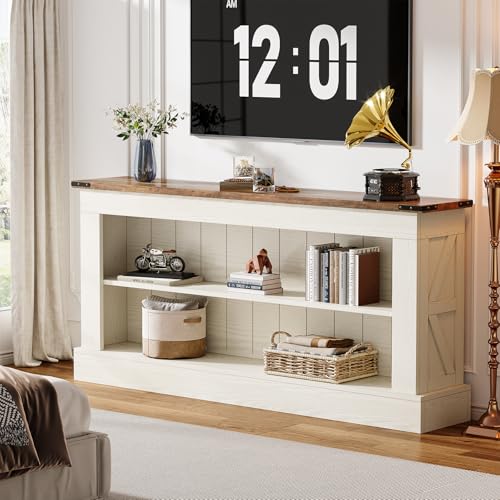 Tribesigns TV Stand, Farmhouse TV Stand for 50-70 Inches TVs, view 5