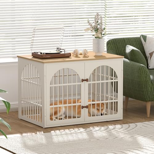38" Heavy Duty Dog Crate Furniture for Large and Medium Dogs, view 3
