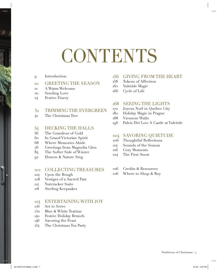 Traditions of Christmas book from Victoria Magazine, view 3
