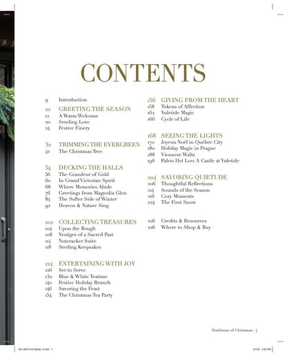 Traditions of Christmas book from Victoria Magazine, view 3