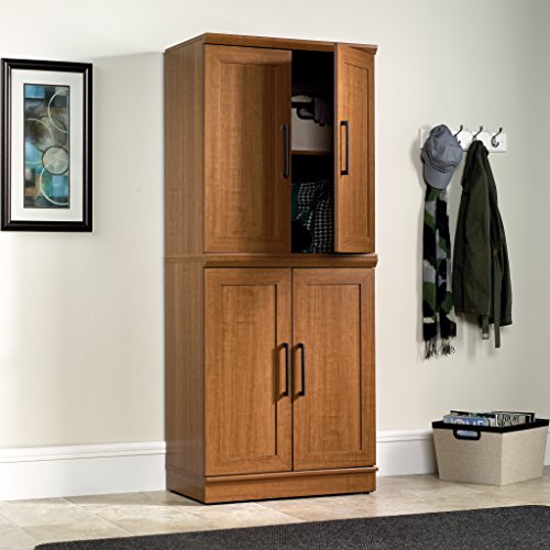 HomePlus Base Cabinet/ Pantry Cabinet, Sienna Oak finish