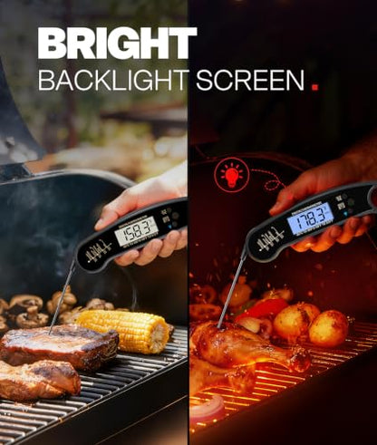 Instant Read Meat Thermometer Digital, 1-2 Sec, Cooking, Food, BBQ, view 4