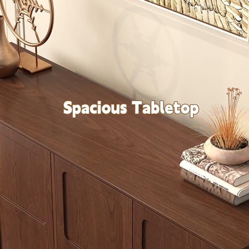 58'' Mid-Century Modern Sideboard Buffet Cabinet with Storage, view 7