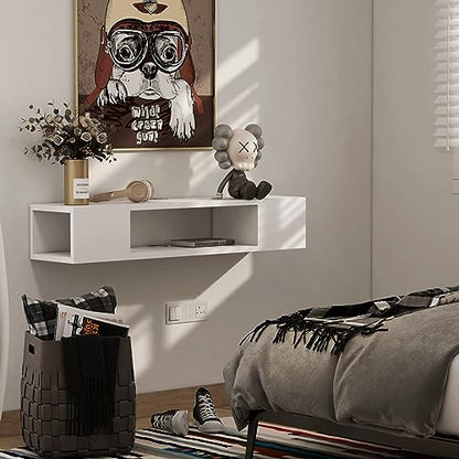 Floating TV Stand, Wall Mounted Entertainment Center and Cabinet Shelf, view 7