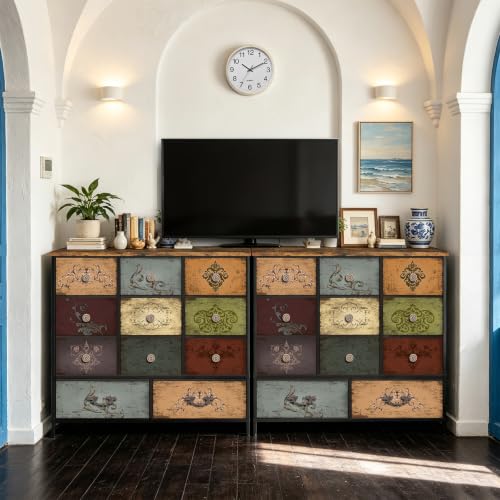 Dresser for Bedroom with 11 Storage Drawers, Tall Chests of Drawers, view 8