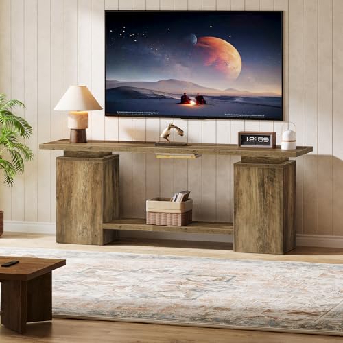 Tribesigns 63" Farmhouse TV Stand for TVs up to 65", view 7