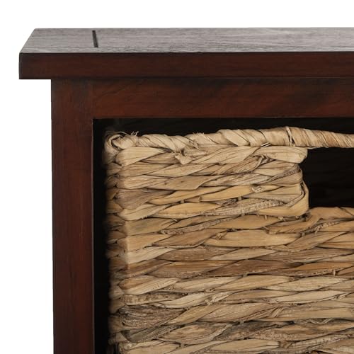 SAFAVIEH Connery Wood Storage Cabinet, 35" Farmhouse Cherry AMH5742C, view 5