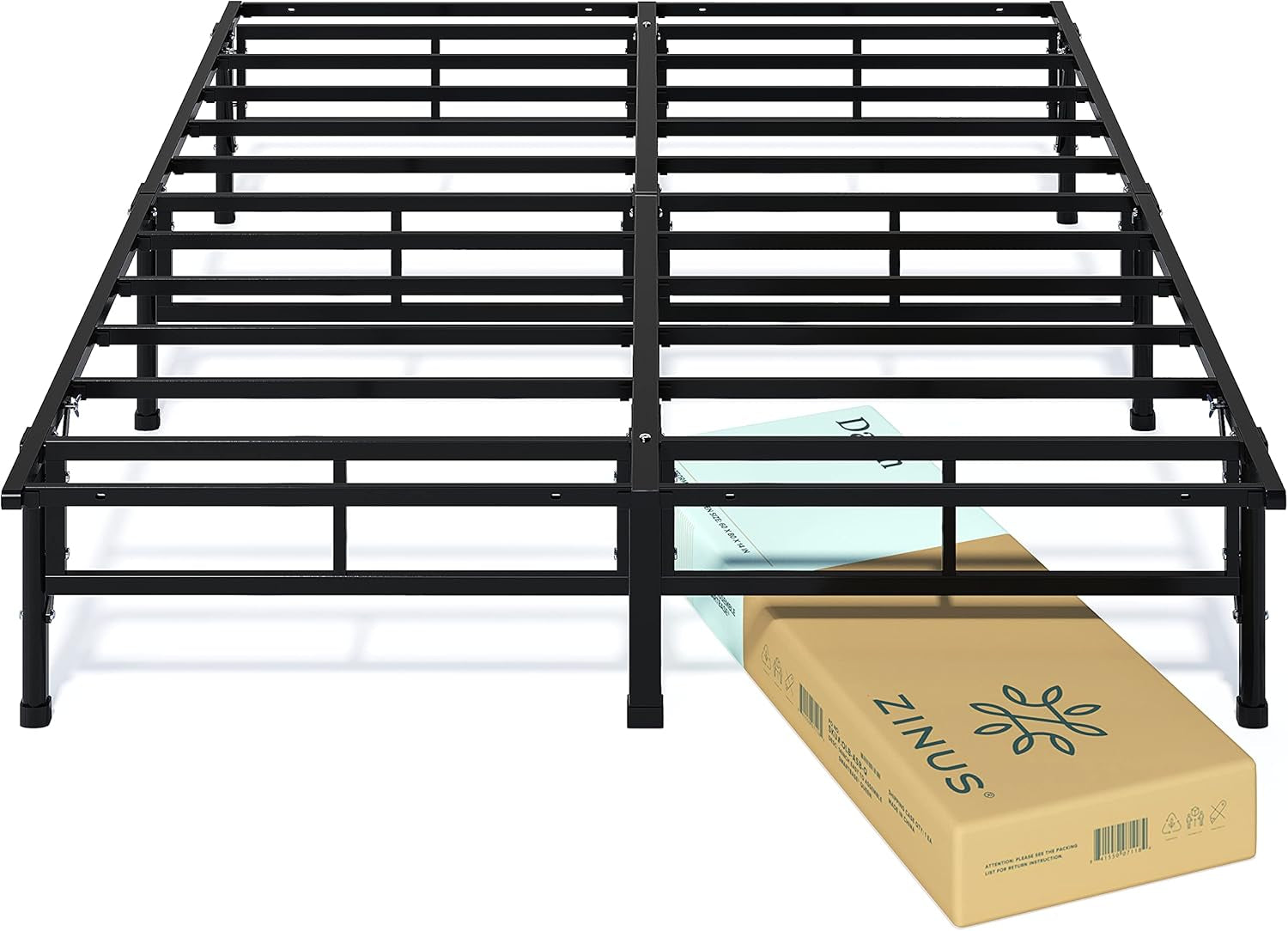 Sleep Master Do-It-Yourself Smart Platform Metal Bed Frame, Queen