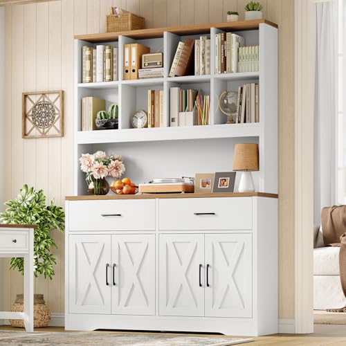 Bookshelf and Bookcase, 5 Tier Floor Standing Bookshelves, view 4