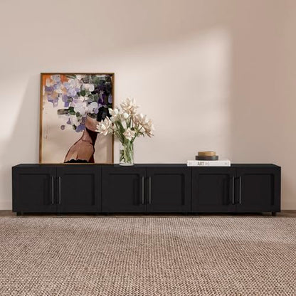 32 Inch Modular Sideboard Storage Cabinet with Soft-Close Doors, view 8