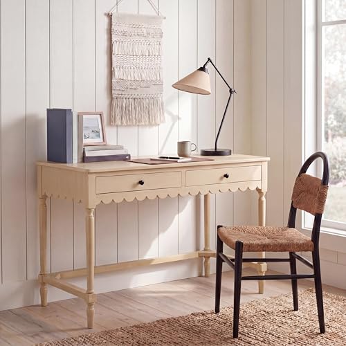 SAFAVIEH Home Collection Haven Farmhouse Country Cottage Natural Brown 2-Drawer, view 2