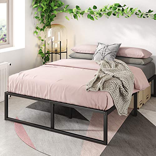 Lorelei 14 Inch Platforma Bed Frame/Mattress Foundation/No Box Spring, view 2