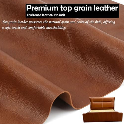 Italian Leather Bed with Sensor Lights, view 7