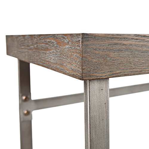 Nolan Console Table in Weathered Burnt Oak