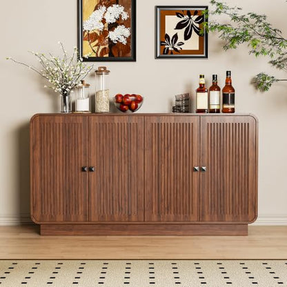 58 Inch Sideboard Buffet Cabinet with Storage, view 4