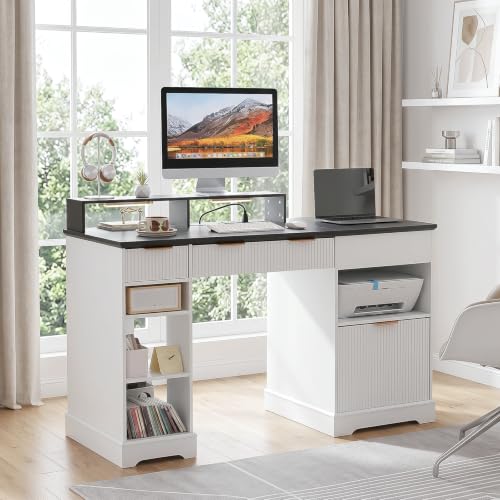 Executive Desk with Drawers and Standing Desk, view 3