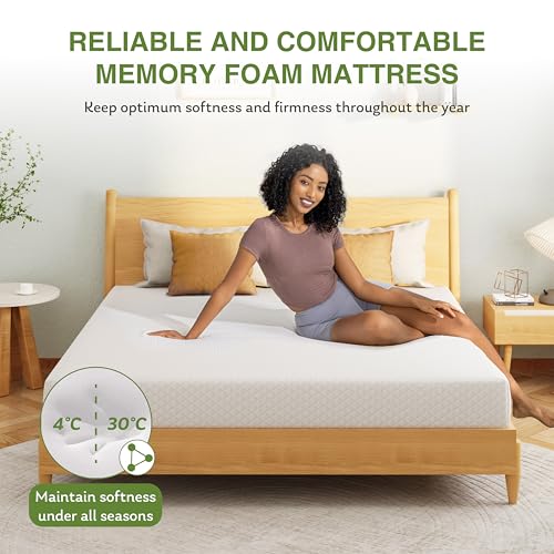 EGOHOME 5 Inch Twin Mattress for Kids, Green Tea Memory Foam, Bed in A Box, view 7