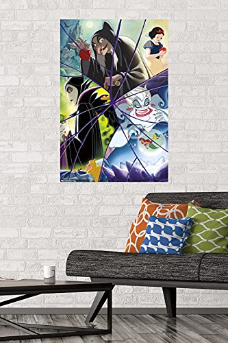 Disney VIllains - Collage Wall Poster, 22.375" x 34", Unframed Version