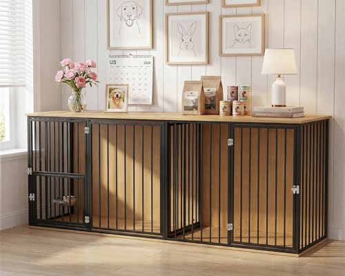 80.7" Double Dog Crate Furniture, view 2