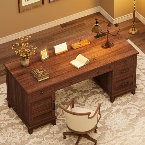 Farmhouse Executive Desk 60 Inch, view 7