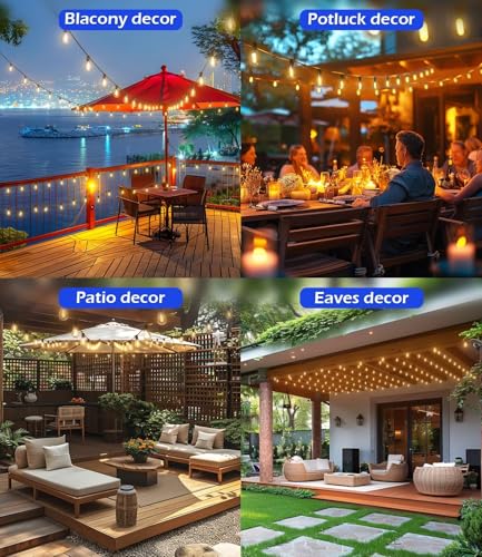 200FT Outdoor String Lights, view 7