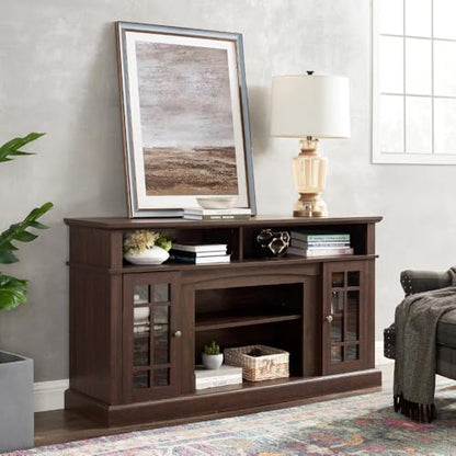 TV Stand for 65 Inch TV, Entertainment Center with Storage, Espresso, view 4