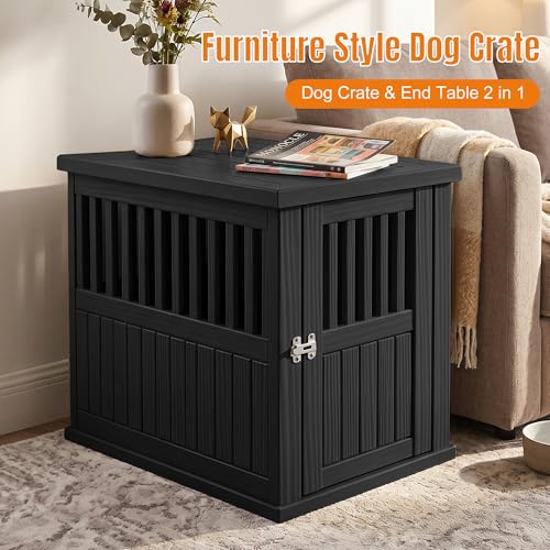 32 Inch Small Dog Crate Furniture, Indoor Dog Kennel, Puppy Pet House, view 3