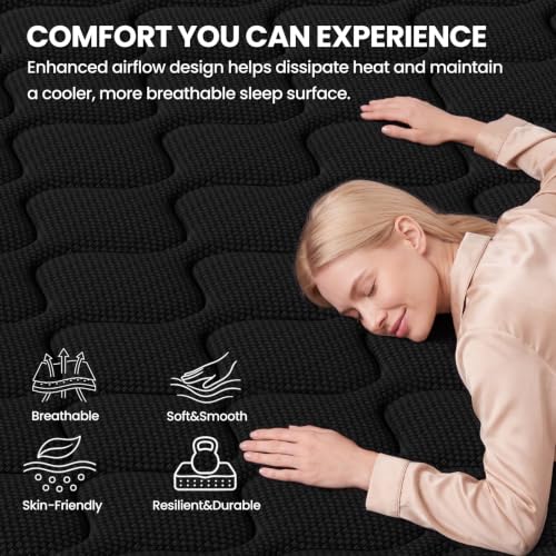 King 12 Inch Hybrid Mattress in a Box with Medium Firm Support, view 5