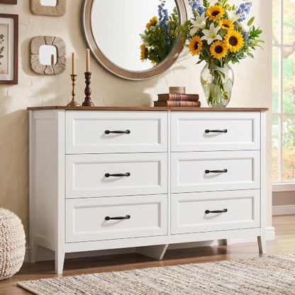 47.2" W Drawer Dresser, 6 Chest of Drawers, Dresser for Bedroom, view 4
