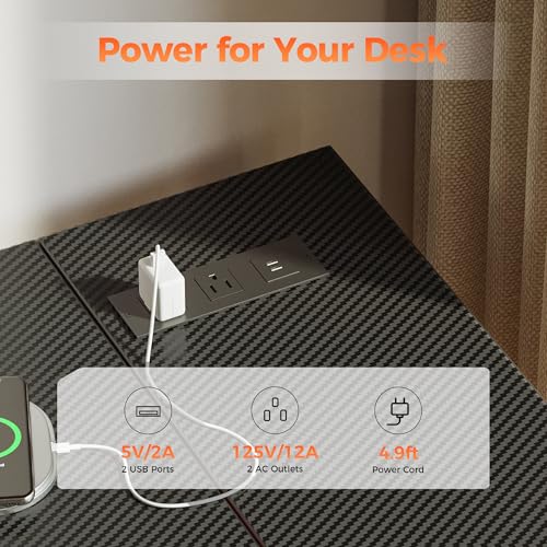 Small L Shaped Computer Desk with Power Outlets, Reversible Gaming Desk with Storage Shelves, Corner Gamer Desk Table, Study Writing Table