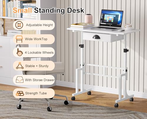 Adjustable Height Standing Desk for Walking Pad Treadmill, view 4