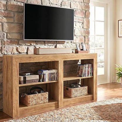 Tall TV Stand for TVs Up to 65 Inches, 59" Farmhouse TV Console, view 4