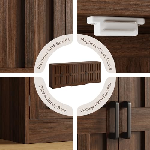 Modern Farmhouse Buffet Cabinet with Storage, view 6