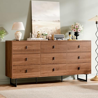Modern Chest of Drawers with 9 Drawers, Deep Drawers, Clothes Organizer, view 2
