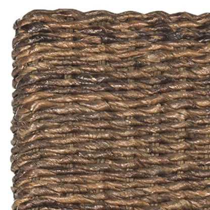 SAFAVIEH Furniture - Avita Rattan Dining Chair Set of 2 - Brown - Rattan - Coastal Woven Design - Ideal for Dining Room, Kitchen, 18.5" Seat Height (SEA8012B-SET2)