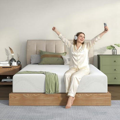 Queen Size Memory Foam Mattress 12 Inch, Cooling Gel Bed, Medium Firm, view 8