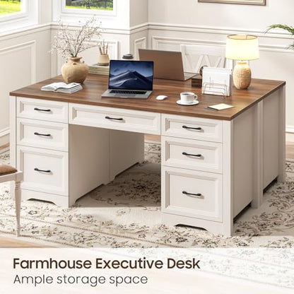 Farmhouse Executive Desk, view 6