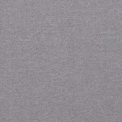 Upholstered Twin Size Headboard with Nailtrim in Light Gray Fabric