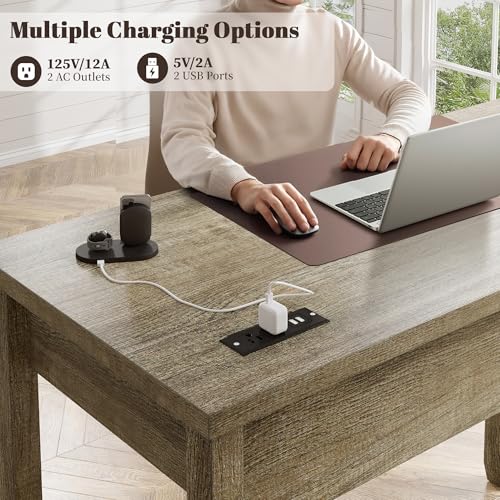 40“Small Desk with Drawers & Side Pocket for Teens & Bedroom, view 5