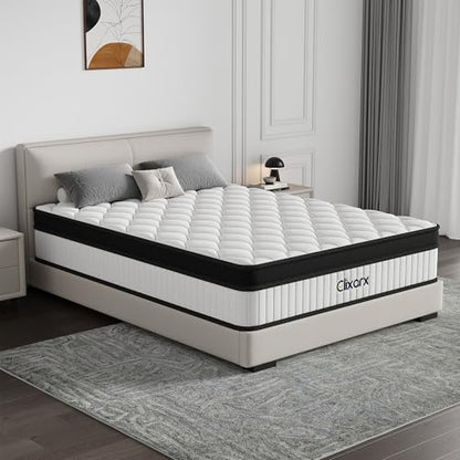 King Size Mattress, 12 Inch Hybrid Medium Firm Feel, view 2