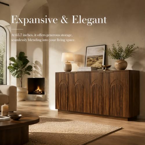 65.7" Mid-Century Sideboard, view 4