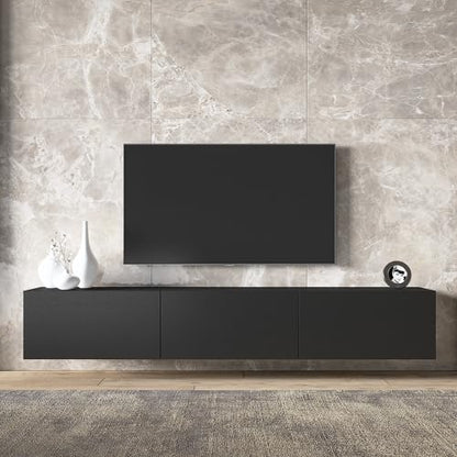 Modern Floating TV Stand for Up to 80” TVs, view 4
