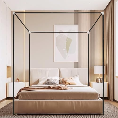 Full Canopy Bed Frame, Stainless Steel Canopy Bed Frame Full Size, view 4