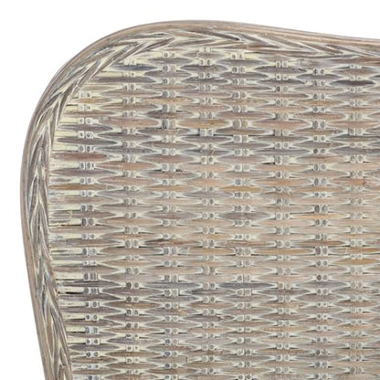 SAFAVIEH Furniture - Imelda Rattan Full Headboard - White-Washed - Rattan - Coastal Woven Design - Ideal for Bedroom (SEA8027B-F)