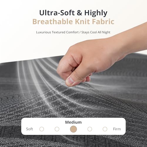 King Size Mattress 12 Inch Gel Memory Foam Medium, view 5