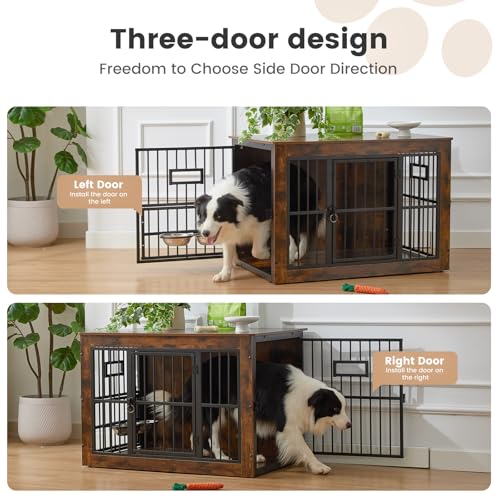 38 Inch Heavy Duty Dog Crate Furniture for Medium Dogs, view 4