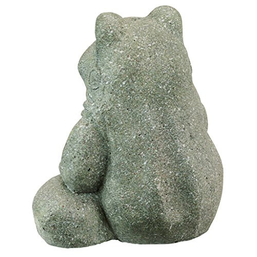 FU84648 The Most Interesting Toad in The World Frog Garden Outdoor Statue, One Size, Gray